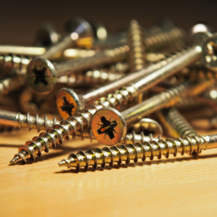 FastenersWood screws.