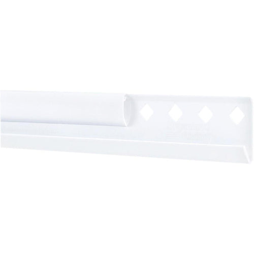 FreedomRail 24 In. White Horizontal Hanging Rail with Cover