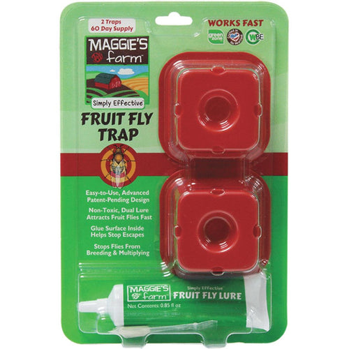 Maggie's Farm Indoor Fruit Fly Trap (2-Pack)