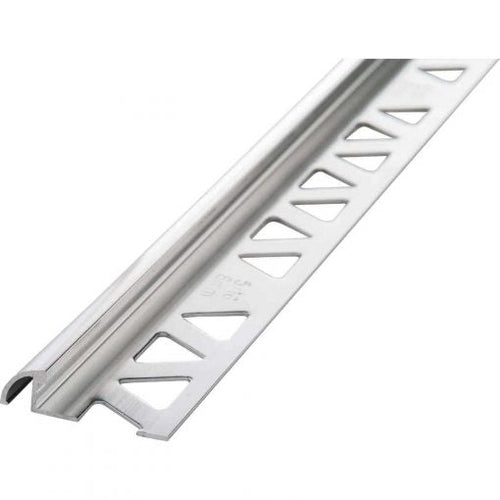 M-D Building Products 31400 Bright Clear Aluminum Bullnose Tile Edging