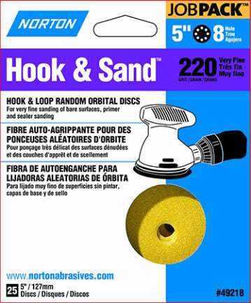 5X8HOLE HOOK/SND P120-25PK