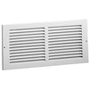 American Metal 372W24X8 Side Wall Return Air Grille, White ~ 8
