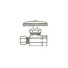 Anderson Metals 746566 1/2x3/8 1/4trn Str Stop