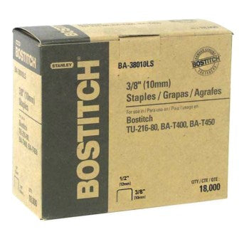 Bostitch BA-38010LS Fine Wire Furniture Staples ~ 3/8