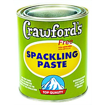 Crawfords 31904 Spackling Paste, Interior/Exterior Vinyl ~ Quart
