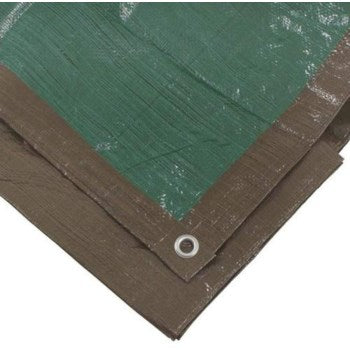 Erickson Mfg 57034 12x20 Br/Gr Tarp
