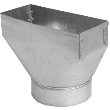 Gray Metal Prods 10X2X6-110R Universal Boot, Straight Register ~ 2-1/4