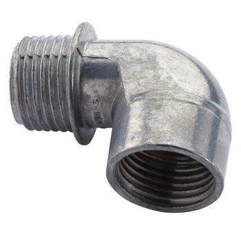Halex 19005 Short Radius 90 Degree Elbow, Zinc Die-Cast ~ 1/2