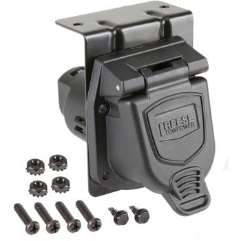 Horizon Global/Reese 85475 Wiring Connector, 7-Way Vehicle End, No Wire