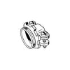 Hubbell/Raco 2854 Entrance Cable Connector, Oval 1 inch