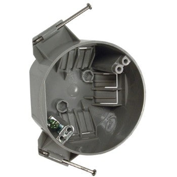 Hubbell/Raco 7823RAC Round Cable Ceiling Box, Non Metallic 4 inch
