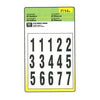 Hy-Ko MM-17N Vinyl Numbers Set, Black & White ~2