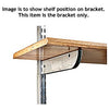 J Sterling/Knape & Vogt BK-0102-5 Shelving Bracket Double Hole, Galvanized ~ 5