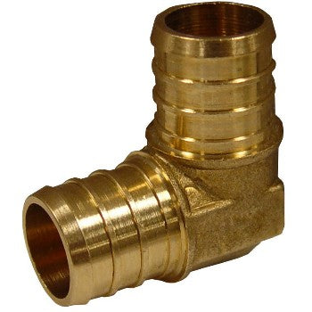 John Frey Co (Pex & Copper Fitting) LF6223508089830 1/2pex 25/Pack 90 Deg Elbow