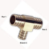 John Frey Co (Pex & Copper Fitting) LF6246008080830 1/2pex 25/Pack Tee