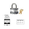 MasterLock 1KA 2837 Tumbler Padlock, Laminated - Steel Pin ~ KA1