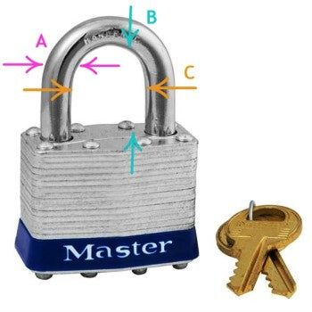 MasterLock 3KALF 3634 3ka Lf 3634 Master Padlock