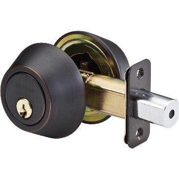 MasterLock DSO0712P Double Cylinder Deadbolt, Aged Bronze Finish