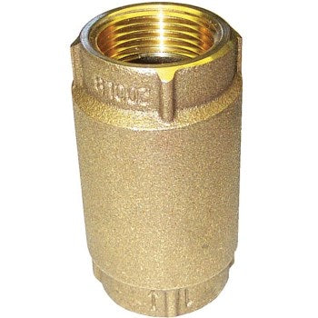 Merrill Mfg CVNL50 Red Brass Check Valve, Meets Lead-Free Installation ~ 1/2