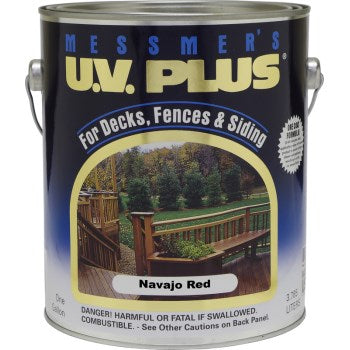 Messmer's CMS-601-1 Navajo Uv Plus Natural Stain , Navajo Red ~ Gal