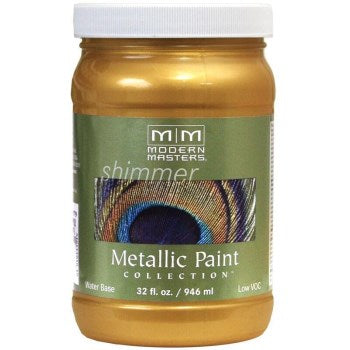 Modern Masters ME660-32 Metallic Paint, Pharaoh's Gold 32 Oz