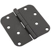 National N830-429 Black 4 Door Hinge