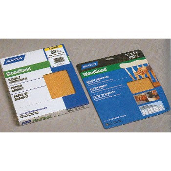 Norton 076607479907 Handy Pack Wood Sanding Sheet, Medium Grit ~ 9