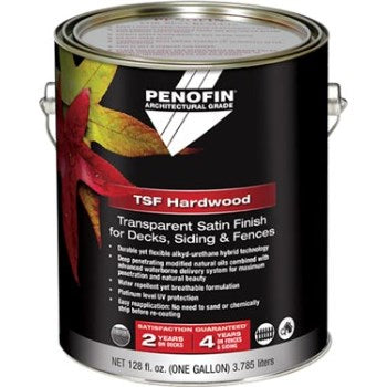 Penofin FAHIPGA TSF Architectural Hardwood Stain for Decks/Siding/Fences, Ipe Satin ~ Gallon