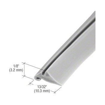 PrimeLine/SlideCo P7768 Glass Glazing Spline, Gray ~ 200 Ft