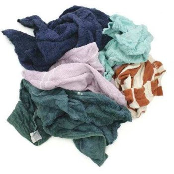 Reclaimed Textiles Co 103-13-05-04.00 4# Poly Bag Color Terry Wiper