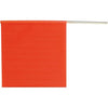 S-Line 49893-13 Fluorescent Orange Safety Flag on a Dowel ~ 18