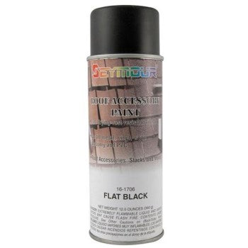 Seymour Paint 16-1706 Roof Paint ~ Flat Black