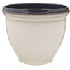 Southern Patio HDR-054740 Heritage Series Resin Planter, Ivory ~ 15