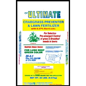 Ultimate 116 Ultimate Crabgrass Preventer W/Barricade, 20 lbs.