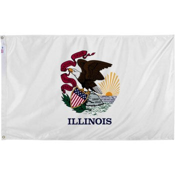 Valley Forge Flag Co IL3 3x5 Illinois Flag