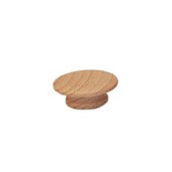 Waddell 9211.00DP Round Wood Knob, 1 inches.