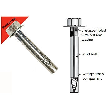 Wej-it 5850 Wejit Wedge Anchor ~ 5/8