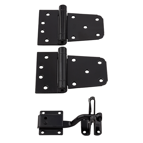 National Hardware Self-Closing Gate Kit Black