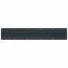 Tell Manufacturing Matte Stainless Steel Kickplate, Black 6” x 30”