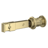 National Hardware Barn Door Lock 5 x 1-1/4 x 3/4, Brushed Gold