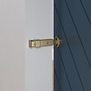 National Hardware Barn Door Lock 5 x 1-1/4 x 3/4, Brushed Gold