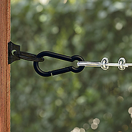 National Hardware Interlocking Spring Snap 5/16 x 2-3/8, Storm Shine