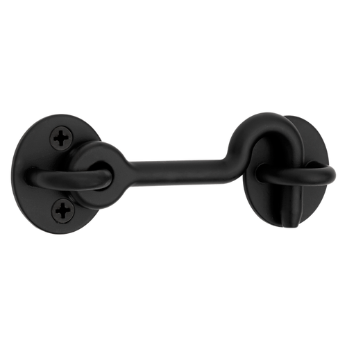 National Hardware Privacy Hook 4, Matte Black