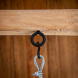 National Hardware Screw Eyes #8, 1-5/8, Storm Shine