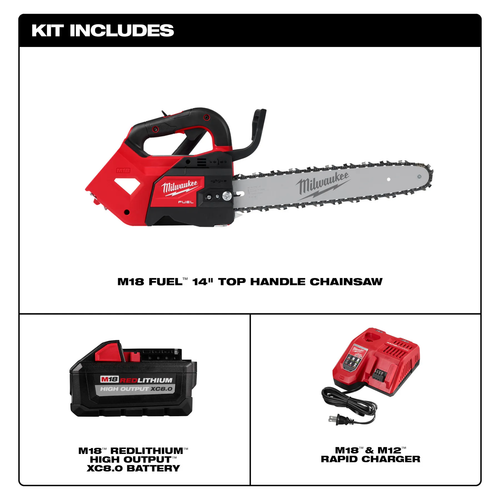 Milwaukee M18 FUEL™ 14 Top Handle Chainsaw Kit