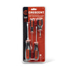 Crescent 4 Piece Slotted Dual Material Screwdriver Set