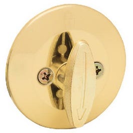 Security Brass One-Sided Deadbolt