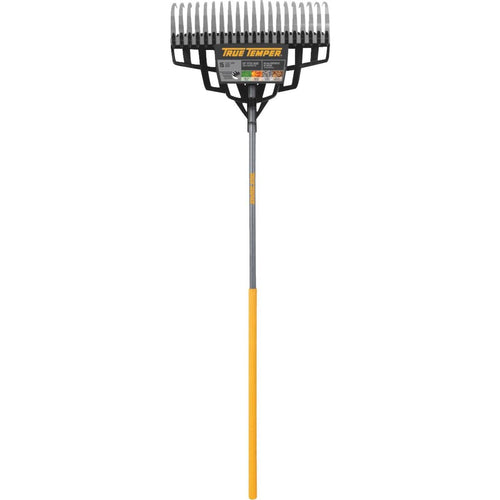 True Temper 20 In. Multi-Purpose Leaf Rake (20-Tine)