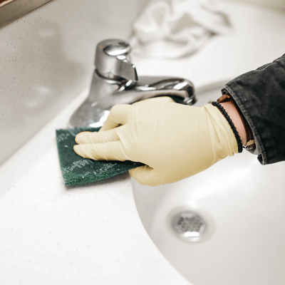 AMMEX Gloveworks Ivory Latex PF Ind Gloves