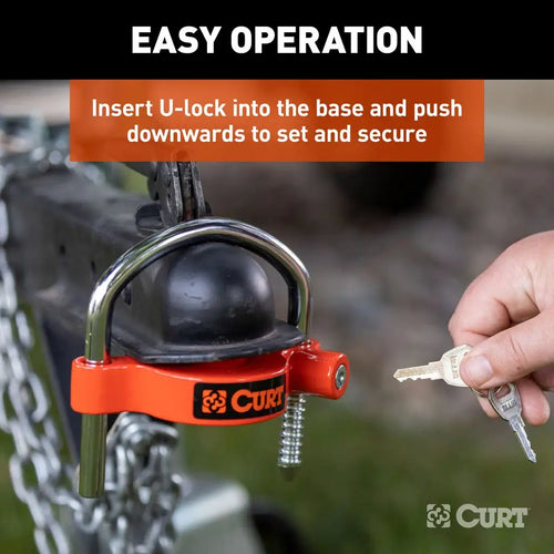 Curt Universal Trailer Coupler Lock #23090